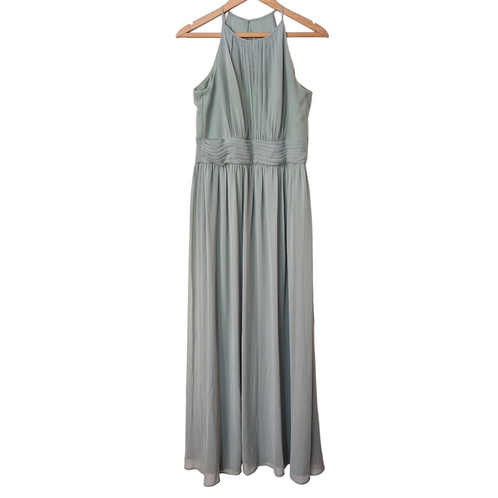 NWT David's Bridal Floor Length Chiffon Bridesmaid Dress Size 8
